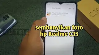 Cara menyembunyikan foto di realme c35