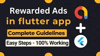 google mobile ads flutter | Integrate Flutter Admob Rewarded Ad | Flutter Admob || Technical Encoder