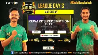 FFBC 2021 REDEEM CODE | FREE FIRE REDEEM CODE TODAY | FREE FIRE BANGLADESH CHAMPIONSHIP REDEEM CODE