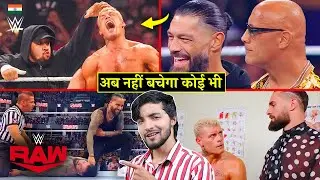 'Shuru Rock/Roman Ki Tabahi😨' Cody Rhodes LOST, Jimmy Vs Jey Begins - WWE Raw Highlights 2024