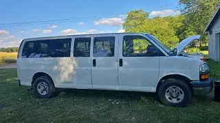 Driving my 2010 Chevy Express 3500 LT van to Discount Tire for installing 4 new TPMS sensors