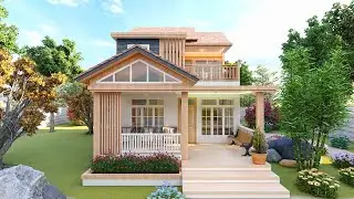 Most Luxury and Elegant House Design - Small House Look Special - Top Small House Design - 6,5x11 M