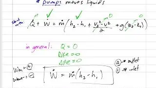 Thermodynamics - 5-3 Energy analysis of steady flow devices