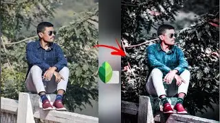 Snapseed- dark black tone photo editing | creative dark background photo editing | DequeEditing🔥