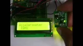 Accelerometer interfacing with microcontroller