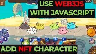 Add nft character with web3js to our smart contract for gamemaker studio nft game