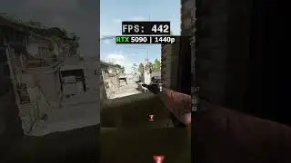 We're getting over 400+ FPS in Multiplayer with the RTX 5090 at 1440p...