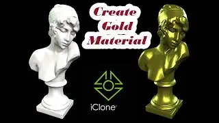 Create Gold material in Iclone Iclone tutorial