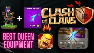 Frozen Arrow Returned In Clash Of Clans 🔥 | Trader Shop | Coc | Archer Queen best equipment