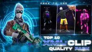 TOP 10 XML+CLIPS | FF NEW LOBBY CLIPS PACK 😉| FF EMOTE CLIPS 😍| FF CLIPS⬇️