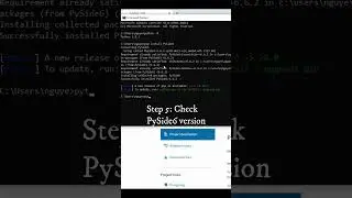 Install PySide6 