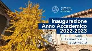 L'attivista iraniana Rayhane Tabrizi all'inaugurazione dell'Anno Accademico 2022-2023