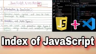 Javascript Index || Javascript 