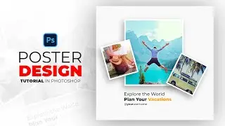 How to Make Creative Poster Design in Photoshop | Social Media Post Design | Tutorials