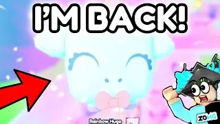 🔥🥳 I'M FINALLY BACK & HATCHED *RAINBOW KAWAII HUGE* 🌷 in Pet Simulator 99!