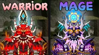 WARRIOR VS MAGE WITH MAX SETS!