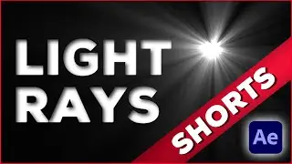 How to make light rays in After Effects | After Effects tutorial 