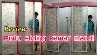 Pintu Sliding kamar Mandi Aluminium