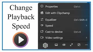 How to Change the Playback Speed in Windows Media Player (Win 11)