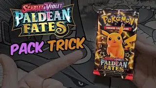 Paldean Fates Pack Trick Tutorial: Scarlet and Violet Pokemon TCG