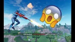 I HIT A SICK FORTNITE TRICKSHOT ON THE LAST GUY!!