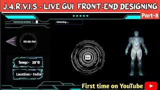 GUI for Jarvis using python | GUI in Python | how to make Jarvis in python (part-8) | AviUpadhyay
