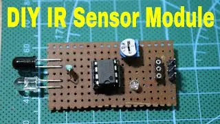 Make an IR sensor module for Arduino | Proximity sensor by yourself