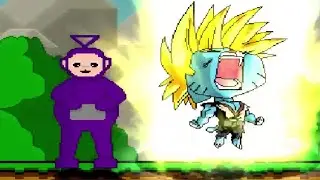 TINKY WINKY DIPSY LAA LAA & PO TEAM UP WITH GUMBALL IN SURVIVAL MODE