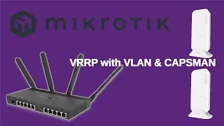 Mikrotik Router Redundancy - VRRP with VLAN & CapsMan  #mikrotik #vrrp