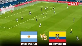 🔴LIVE : ARGENTINA vs ECUADOR I 5 JULY, 2024 I LIVE MATCH STREAMING I eFOOTBALL PES 21 GAMEPLAY