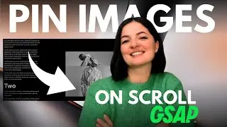 GSAP SCROLL TRIGGER CONTENT WITH PINNED IMAGES - Elementor Wordpress Tutorial Flex Container