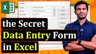 Data Entry form in Excel