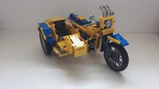 Мотоцикл Урал М 67 36 из лего техник/Lego Technic motorcycle Ural