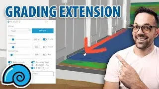 Grading SketchUp Terrain with the Artisan Extension Grade Brush