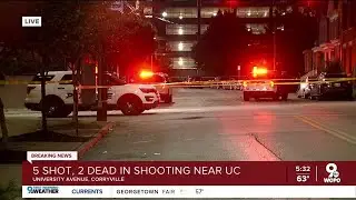 Police: 5 shot, 2 dead near University of Cincinnatis campus