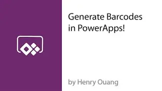 Generate Barcodes inside of PowerApps!