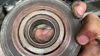 Замена подшипника шкива кондиционера и натяжного ролика от Mercedes на BMW F30