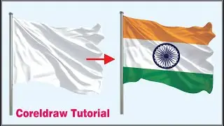 The Best Way to Create Mockup in Coreldraw | CorelDraw Tutorial for Beginners | Flag Mockup 