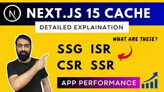 Next.js 15 Caching Explained with SSG | ISR | CSR | SSR