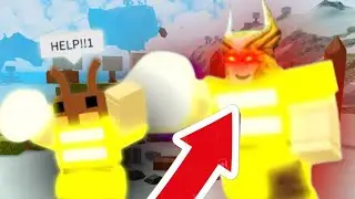 DESTROYING EVERY GOD Player In the Server. | Booga Booga Reborn