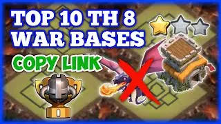 TOP 10 TH 8 WAR BASES with COPY LINK 2020 #4