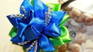 Обруч Канзаши Своими Руками / Kanzashi flowers