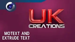 MoText And Extrude Text - Cinema 4D Tutorial