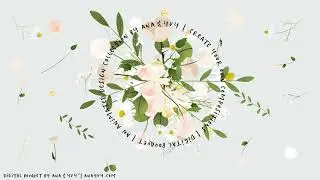 Animated Digital Bouquet | Floral & Foliage Wreath Maker by ana & yvy