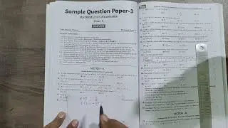 MCQS of Sample Paper Class 10 maths ll Best sample book for Cbse Class 10 English Medium