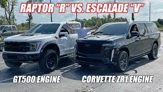 We Drove a NEW LT5 Supercharged Cadillac Escalade and It's INCREDIBLE!!!