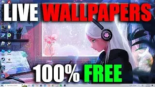 How to Get Animated Wallpapers for Windows 10/11 (FREE) | Live Wallpapers for PC in 2024