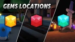 GEMS LOCATIONS! 🔎/ Survive the Killer Roblox 🔪