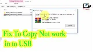 Fix File not copy in to USB file too large for destination file system