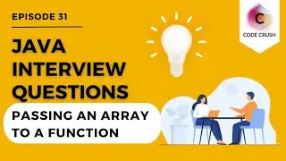 Passing An Array To a Function | Passing An Array To A Method In Java | Passing Array As Argument